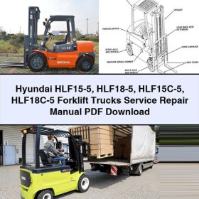 Manual de Servicio y Reparación de Montacargas Hyundai HLF15-5, HLF18-5, HLF15C-5, HLF18C-5