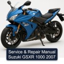 Service & Repair Manual Suzuki GSXR 1000 2007