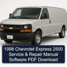 1998 Chevrolet Express 2500 Service & Repair Manual Software PDF Download