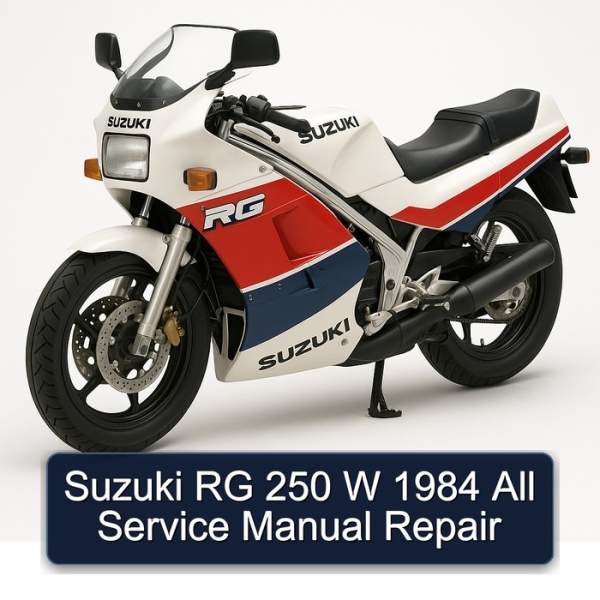 Suzuki RG 250 W 1984 All Service Manual Repair