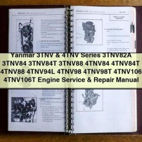 Manual de Servicio y Reparación para Motores Yanmar 3TNV y 4TNV - Mejorado - Descarga PDF