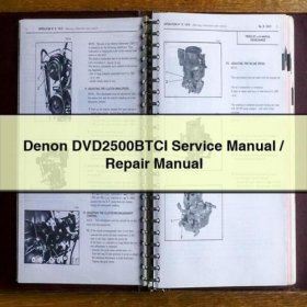 Manual de Servicio y Reparación Denon DVD2500BTCI (PDF)