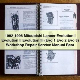 Manual de Reparación para Mitsubishi Lancer Evolution I, II y III (Evo 1, Evo 2, Evo 3) 1992-1996