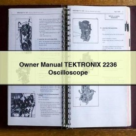 Owner Manual TEKTRONIX 2236 Oscilloscope