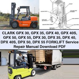Manual de Servicio y Reparación de Montacargas CLARK GPX y DPX
