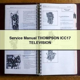 Manual de servicio y reparación THOMPSON ICC17 TELEVISION