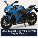 2007 Suzuki Gsx-r750 Service Repair Manual