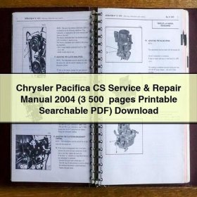 Manual de Servicio y Reparación Chrysler Pacifica CS 2004