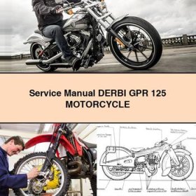 Manual de servicio y reparación DERBI GPR 125 Motorcycle