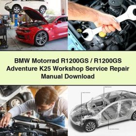 BMW Motorrad R1200GS/R1200GS Adventure K25 Workshop Manual de servicio y reparación