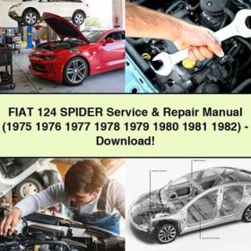 FIAT 124 SPIDER Manual de servicio y reparación (1975 1976 1977 1978 1979 1980 1981 1982)-PDF
