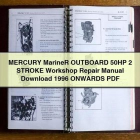 MERCURY Mariner OUTBOARD 50HP 2 STROKE Workshop Repair Manual 1996 ONWARDS