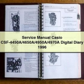 Manual de Servicio Casio CSF-4450A/4650A/4950A/4970A DIARIO Digital 1996 PDF