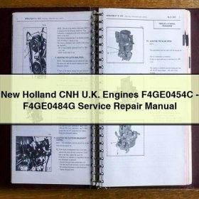 Manual de Reparación y Servicio Motores F4GE0454C-F4GE0484G New Holland CNH Reino Unido