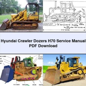 Hyundai Crawler Dozers H70 Manual de servicio y reparación