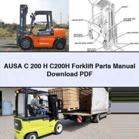 Manual de Partes para Carretilla Elevadora AUSA C 200 H - Descargar PDF