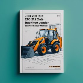 JCB 2CX 2DX 210 212 & VARIANTS Backhoe Loader Manual de servicio y reparación
