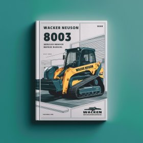 WACKER NEUSON 8003 TRACK Excavator Manual de servicio y reparación