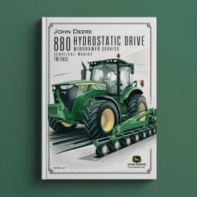 Manual de Servicio Técnico para Cosechadora John Deere 880 con Transmisión Hidrostática (TM1013)