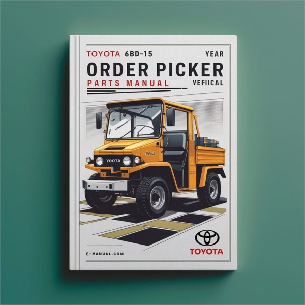 Manual de Partes Toyota 6BPU15 Order Picker