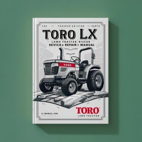Manual de Reparación y Servicio del Tractor de Césped Toro LX
