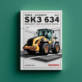 Terex Schaeff SKS 633 634 Workshop Manual de servicio y reparación