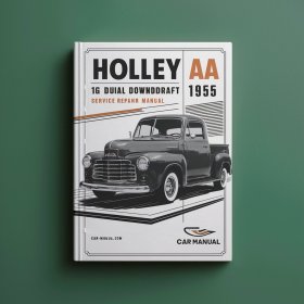 Manual de Reparación y Servicio Holley AA 1G Doble de Flujo Invertido 1955