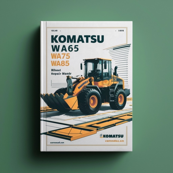 Komatsu WA65 WA75 WA85 WA90 WA95 wheel loader Manual de servicio y reparación