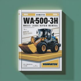 Komatsu WA500-3H Wheel Loader Manual de servicio y reparación