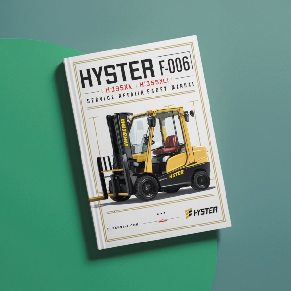 Manual de Servicio y Reparación de Montacargas Hyster F006 (H135XL H155XL)