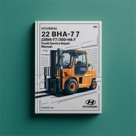 Manual de Servicio y Reparación de Montacargas Hyundai 22BHA-7/25BHA-7/30BHA-7 (PDF)
