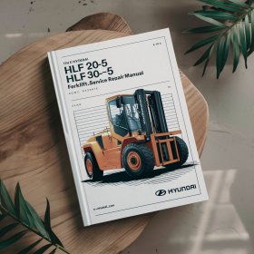Manual de Servicio y Reparación de Montacargas Hyundai HLF20-5/HLF25-5/HLF30(C)-5 (PDF)