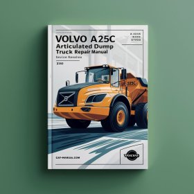 VOLVO A25C ARTICULATED DUMP Truck Manual de servicio y reparación