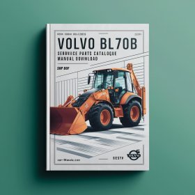 Volvo BL70B Backhoe Loader Service Parts Catalogue Manual SN: 2326011 and up