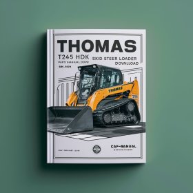 Thomas T245 HDK Skid Steer Loader Parts Manual (S/N LM001600-LM001745)