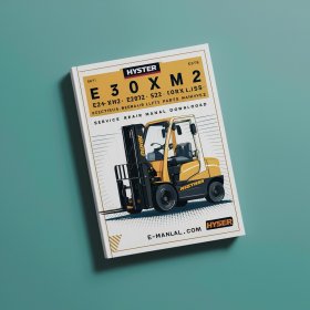 Manual de Servicio y Repuestos para Carretillas Elevadoras Eléctricas Hyster E25XM2, E30XM2, E35XM2, E40XMS2 (D114)