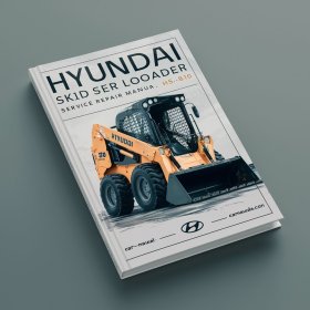 Hyundai Skid Steer Loader HSL810 Manual de servicio y reparación