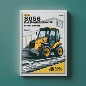 JCB 8056 Mini Crawler Excavator Manual de servicio y reparación