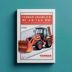 Yanmar Crawler Backhoe B3 & B3-1 & B3-2 Parts Catalog Manual