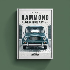 Hammond Organ Manual de servicio y reparación-Early Models (A B C series B