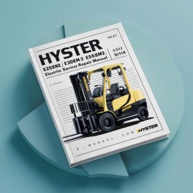 Manual de Servicio y Reparación de Montacargas Eléctricos Hyster E25XM2, E30XM2, E35XM2, E40XMS2 (D114)
