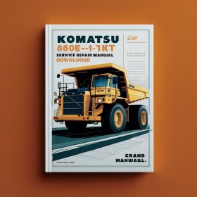 Komatsu 860E-1KT Dump Truck Manual de servicio y reparación (SN: A30036 & UP)