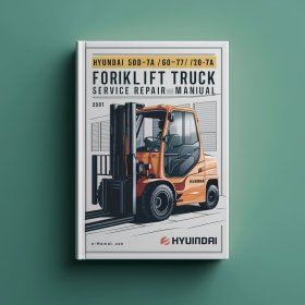 Manual de Servicio y Reparación de Montacargas Hyundai 50D-7A/60D-7A/70D-7A