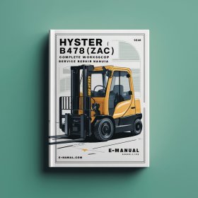 Manual de Servicio y Reparación Completo para Montacargas Hyster B478 (C60ZAC)