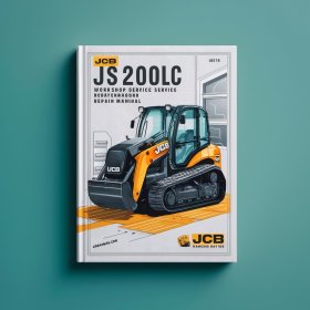 JCB JS200LC Tracked Excavator Workshop Manual de servicio y reparación