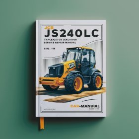 JCB JS240LC Tracked Excavator Workshop Manual de servicio y reparación