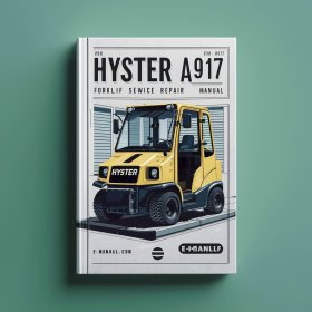 Hyster A917 (H40.00XM-12 Europe) Forklif Manual de servicio y reparación