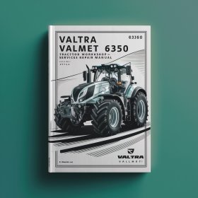 Manual de Servicio y Reparación del Tractor Valtra Valmet 6350