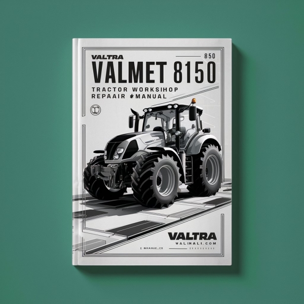 Manual de taller y reparación del tractor Valtra Valmet 8150