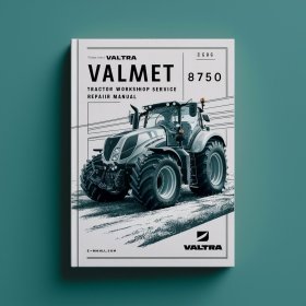 Manual de Reparación y Servicio del Tractor Valtra Valmet 8750